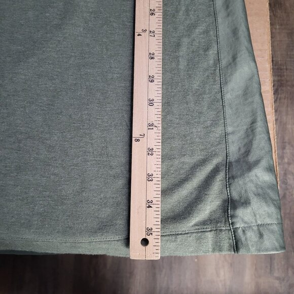 saturday sunday by Anthropologie Small Womens Dress Green Cowl Neck 3/4 Sleeve - Picture 8 of 10